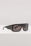 BALENCIAGA Thick Square sunglasses,570481 T0001 BLACK 001