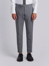 Thom Browne Men's Low Rise Skinny-fit Wool Pants In Grey