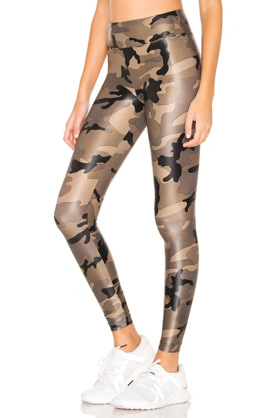 Koral Camouflage-print Lustrous High-shine Stretch-jersey Leggings
