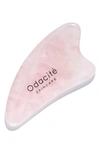 Odacite Crystal Contour Gua Sha Rose Quartz Beauty Tool In Rose Quartz