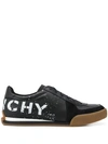 GIVENCHY GIVENCHY SPLATTER-PRINT SNEAKERS - 黑色