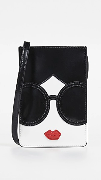 Alice And Olivia Carla Staceface Phone Case Crossbody In Multi