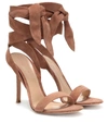 GIANVITO ROSSI ALUNA SUEDE SANDALS,P00379153