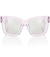 ACNE STUDIOS LIBRARY EMBELLISHED SUNGLASSES,P00362340