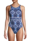 TOMMY BAHAMA One-Piece Printed Swimsuit