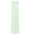 ALEXANDER MCQUEEN STRAPLESS SILK ORGANZA GOWN,P00367337