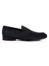 TOD'S MEN'S SUEDE PENNY LOAFERS,400099986955