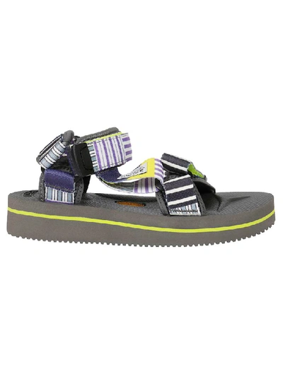 Suicoke Strapped Sandals In Multicolor