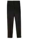 PRADA CROPPED HIGH WAIST TROUSERS,10831013