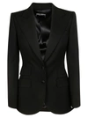 Dolce & Gabbana Schmaler Blazer In Black