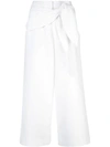 TIBI COMPACT DEMI CROPPED TROUSERS