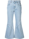 MSGM ANCHOR KICK FLARE JEANS