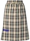 HAN KJOBENHAVN TARTAN PRINT MIDI SKIRT