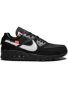 NIKE THE 10: AIR MAX 90 "BLACK" SNEAKERS