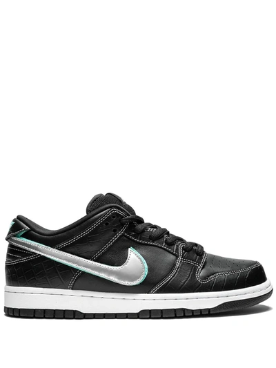 Nike X Diamond Supply Co. Dunk Low-top Trainers In Black