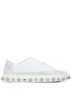 PHILIPP PLEIN EMBELLISHED SNEAKERS