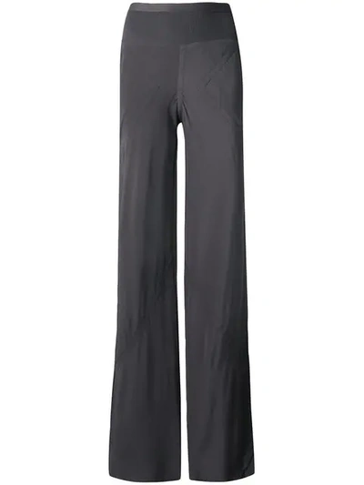 Rick Owens High Waisted Trousers In Grey