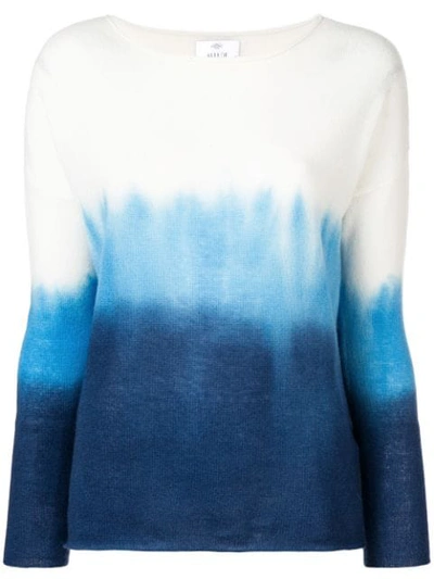 Allude Gradient Effect Jumper In Blue