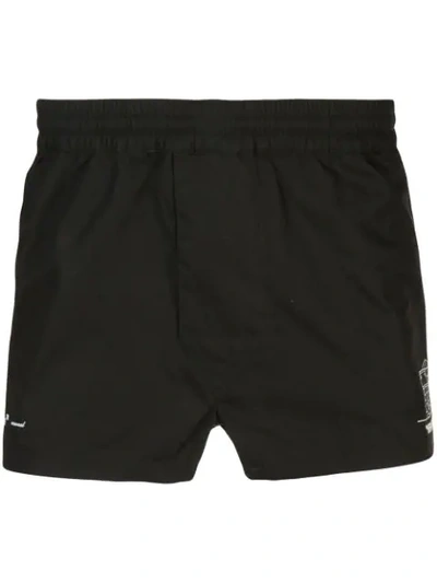 Off-white X Hirshleifers Pajama Shorts - 黑色 In Black