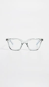 The Book Club The Snatcher In Black Tie Cat-eye Readers In Sea Spray