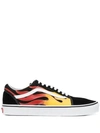 Vans Old Skool Low Top Sneaker In Black