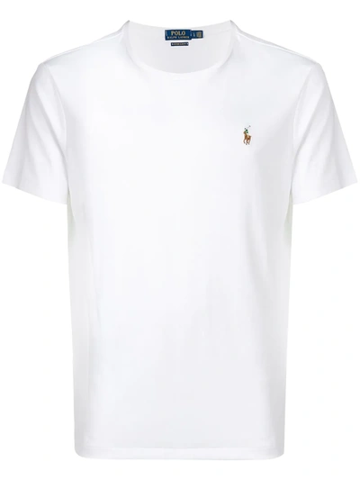 POLO RALPH LAUREN LOGO EMBROIDERED T-SHIRT