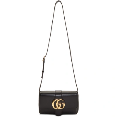 Gucci Arli Small Leather Shoulder Bag In 1000 Black