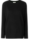 Chinti & Parker Pure Cashmere Summer Slouchy Sweater In Black