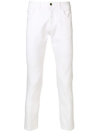 Entre Amis Cropped Slim-fit Jeans - 白色 In White