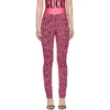 Gucci Leopard Print High-waisted Skinny Jeans In 5053 Pink