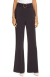 A.L.C WARNER BELTED FLARE PANTS,2PANT00301