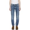 SAINT LAURENT SAINT LAURENT BLUE SKINNY JEANS