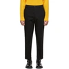 LEMAIRE LEMAIRE BLACK TWILL CHINO TROUSERS