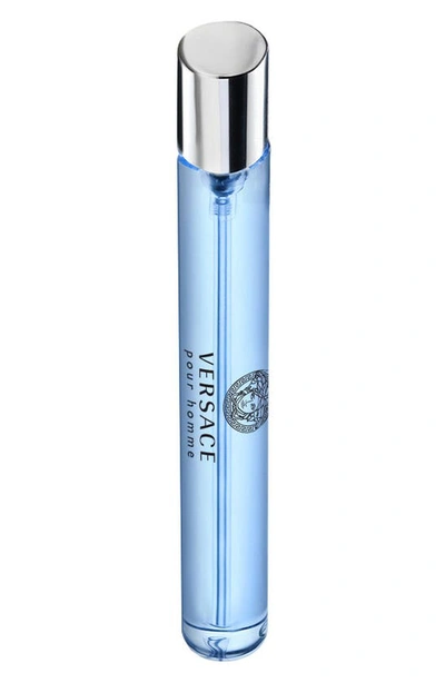 Versace Pour Homme Eau De Toilette Travel Spray In Blue