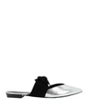 KENDALL + KYLIE KENDALL + KYLIE KKELA WOMAN MULES & CLOGS SILVER SIZE 5.5 SOFT LEATHER,11662252DW 5