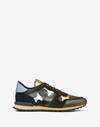 VALENTINO GARAVANI VALENTINO GARAVANI UOMO METALLIC CAMOUFLAGE ROCKRUNNER SNEAKER