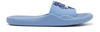 Kenzo Tiger Flat Sandals In Sky Blue