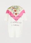 GUCCI FLORA PRINT T-SHIRT,539081 XJARI 9101