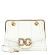 DOLCE & GABBANA DG AMORE LEATHER SHOULDER BAG,P00370937