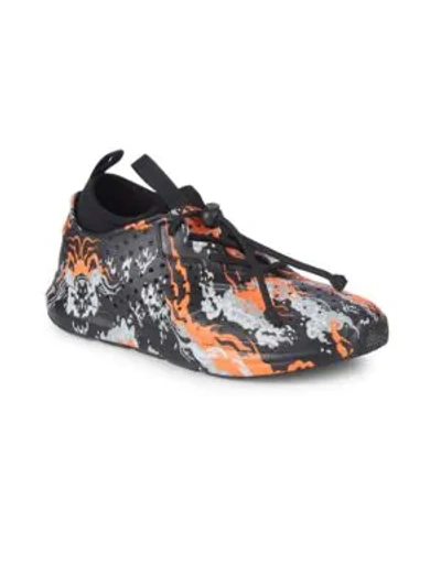 Akid Little Girl's & Girl's Chase Printed Trainers In Black Multi