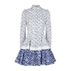 ALEXANDER MCQUEEN Floral-print cotton mini dress