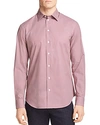 ARMANI COLLEZIONI EMPORIO ARMANI FLORAL PATTERNED CLASSIC FIT SPORT SHIRT,21SM0L212C1039