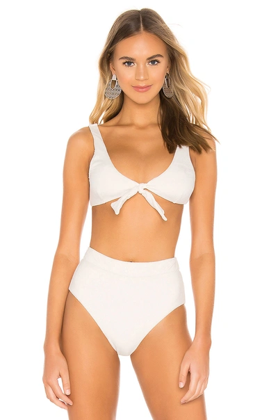 Amuse Society X Flynn Skye Quinn Bralette Bikini Top In White