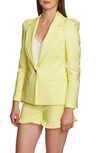 1.state Fitted Single-button Blazer In Honeysuckle