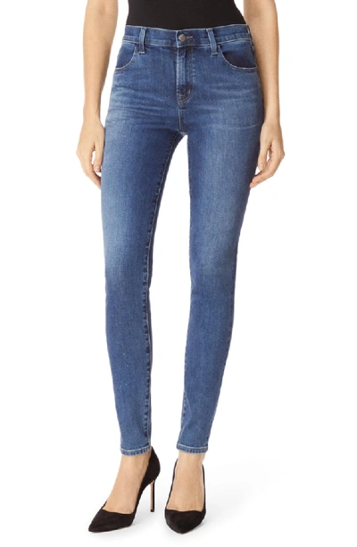 J Brand Maria High-rise Skinny Jeans In Polaris