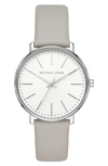 MICHAEL KORS PYPER LEATHER STRAP WATCH, 38MM,MK2797