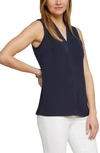 Nic + Zoe Day To Night Top In Dark Indigo