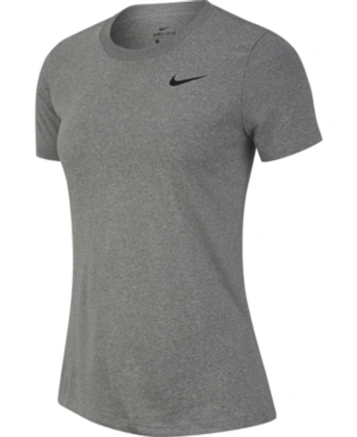 Nike Dri-fit Legend Women's Training T-shirt In Dark Grey Heather