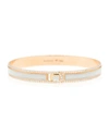 ALESSA JEWELRY SPECTRUM PAINTED 18K ROSE GOLD BANGLE W/ DIAMONDS, WHITE,PROD219650279