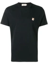 Maison Kitsuné Maison Kitsune Fox Head T Shirt In Black